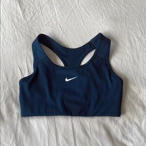 Nike Blue Racerback Sports Bra Medium Impact